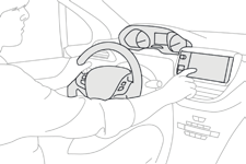 Konfor PEUGEOT i-cockpit 4 Ayar Peugeot i-cockpit ergonomisi sırayla aşağıdaki ayarları yaparak elde edilir : - baş dayanağının yüksekliğini, - sırtlığın eğimini, - koltuk minderinin yüksekliğini, -