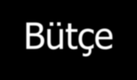Bütçe Bütçe, bir projenin mali kaynaklarının nasıl kullanılacağını ve faaliyetler arasında nasıl dağıtılacağını gösteren tablodur.