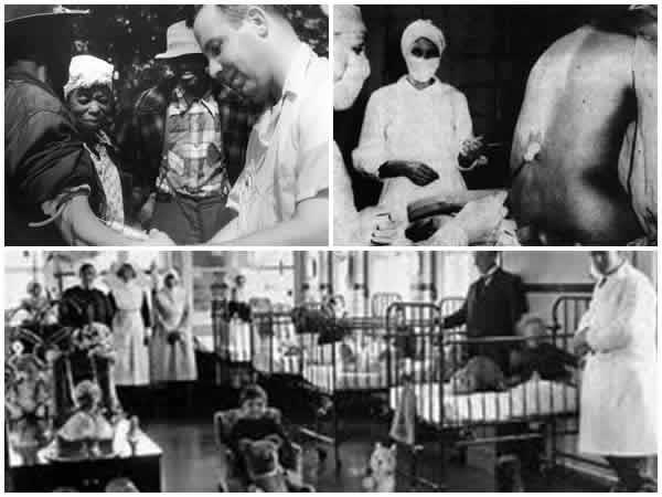 ABD de 1932-1972 yılları arasında deneysel amaçlarla 600 Afrika asıllı Amerikalı denek olarak kullanıldı. Bunların 399 u frengiliyken 201 sağlıklıydı.