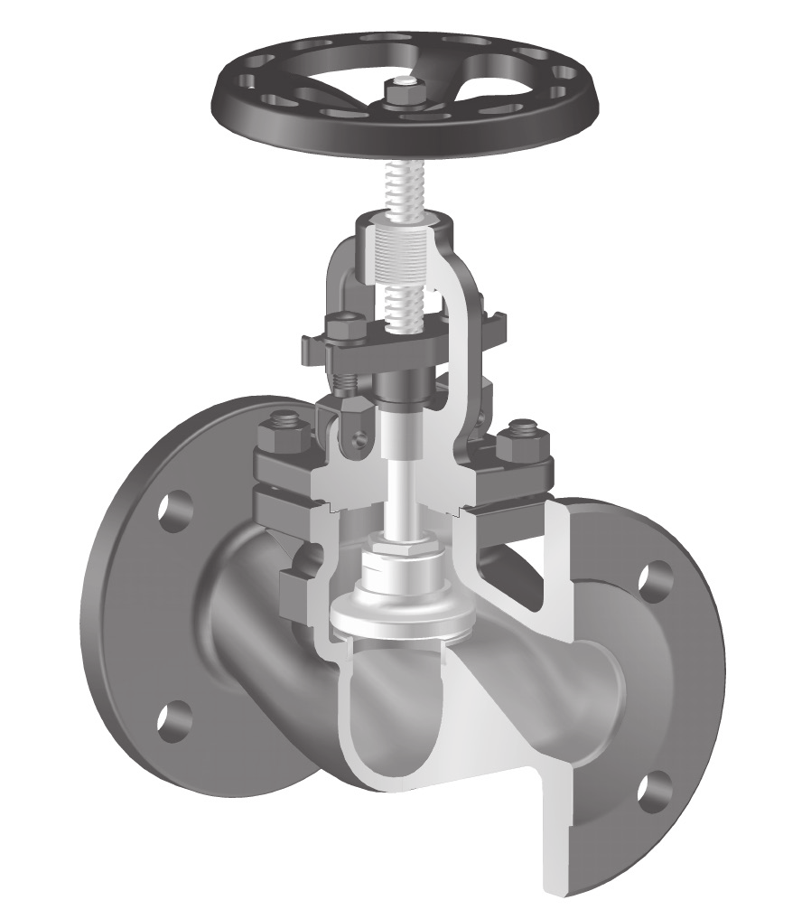 ARI-STOBU PN16-40 Salmastra kutulu vana Yumuşak salmastralı metal sitli kesme vanası Düz geçişli flanşlı TRB 801 Ek II No. 45 (EN-JL1040 hariç) (opsiyonel) Düz geçişli flanşlı TRB 801 Ek II No.