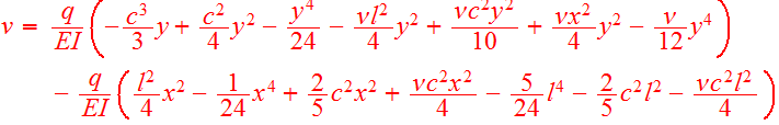 Elastisite Teorisi Polinomlar ile Çözüm Örnek 2 Böylece aşağıdaki yer değiştirme ğş ifadelerine