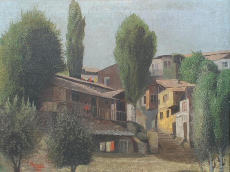 45 Temuçin ÇEVİREN, 1924 yılında İzmit'te doğdu. Küçük yaşlardan itibaren sanatın hemen her kolunda çalışmalar yaptı. Resim çalışmalarına özellikle son on beş yılda ağırlık verdi.