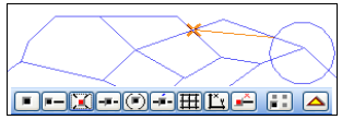 3-Kesişim Yakala UYGULAMASI A-Çizgi çiz, Çoklu doğru çiz, Sembol yerleştir, Blok yerleştir vb.. işlemlere girilir.