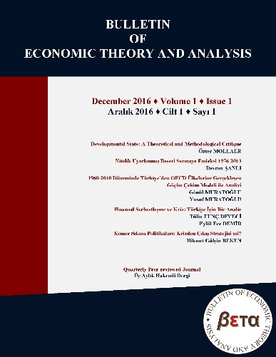 BULLETIN OF ECONOMIC THEORY AND ANALYSIS Journal homepage: http://www.betajournals.