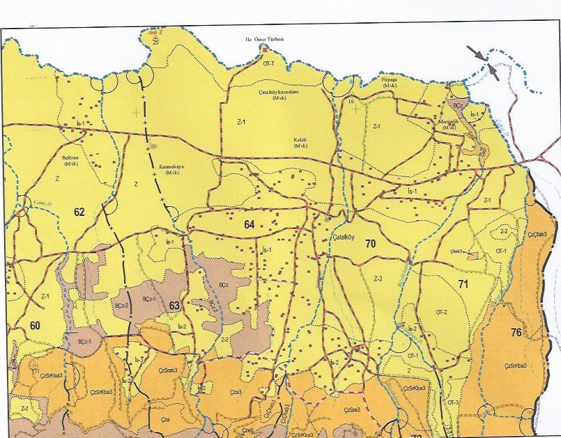 PROJE YERİ Harita 6 Proje Yerinin Orman Haritası (1/20000) IV.2.11.