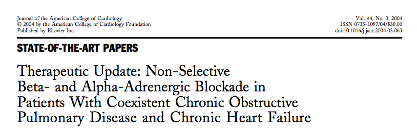 Beta Bloker Yan Etkileri Artmış Hava-Yolu Direnci Kronik AC hastalığı olanlarda nonselektifler yerine alfa blokaj özellikli