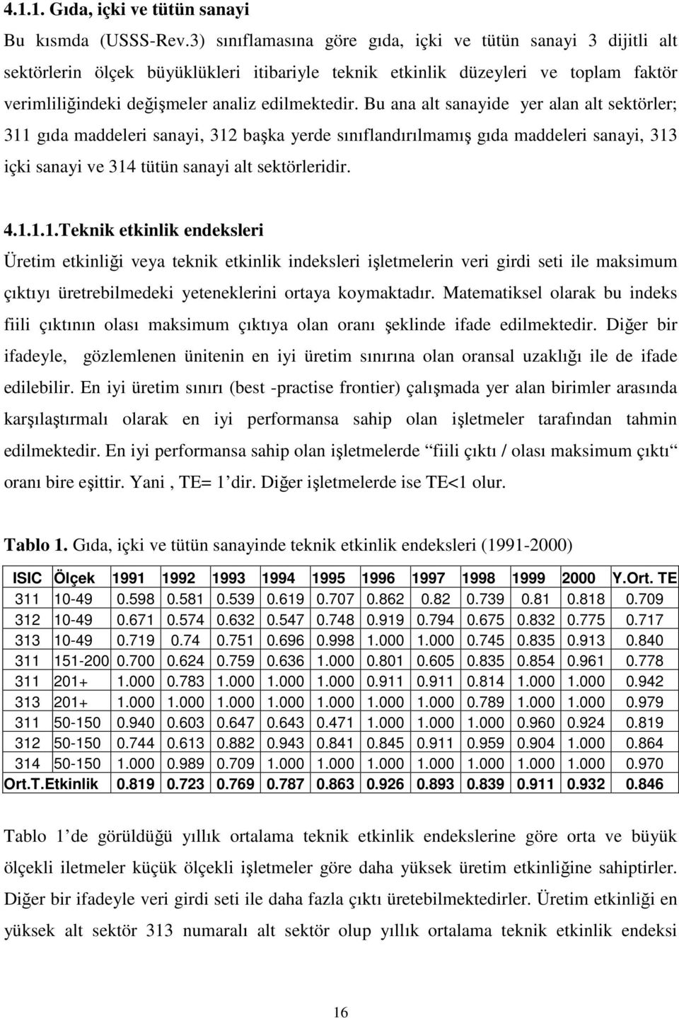 Bu ana al sanayide yer alan al sekörler; 3 gıda maddeleri sanayi, 32 başka yerde sınıflandırılmamış gıda maddeleri sanayi, 33 içki sanayi ve 34 üün sanayi al sekörleridir. 4.