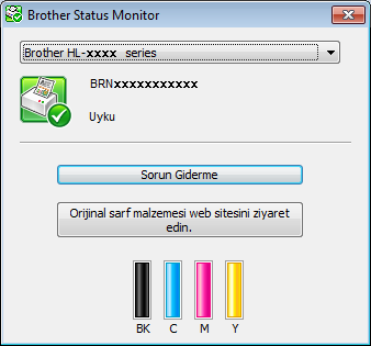 Sürücü ve Yazılım Status Monitor 2 Status Monitor yardımcı programı, bir veya daha fazla aygıtın durumunu izlemek için yapılandırılabilir bir yazılım aracıdır, anında kağıt boş, kağıt sıkışması veya