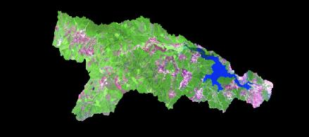 664 Şekil 5. Multispektral ve pankromatik görüntü ile Brovey dönüşümü sonucu elde edilen görüntü 3.