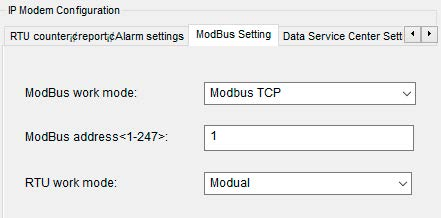 Modbus TCP ayarını seçiniz Bağlantı kuracağınız Modem Modbus adres değerini belirleyiniz ŞEKİL 5 Modem in 8 adet dijital input undan istediklerinizi aktif (Enable)