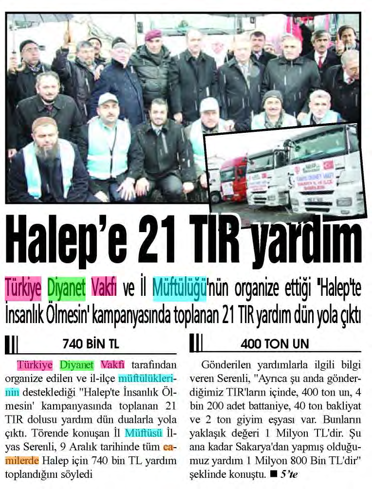 SAKARYA YENİ Tarih : 30.12.