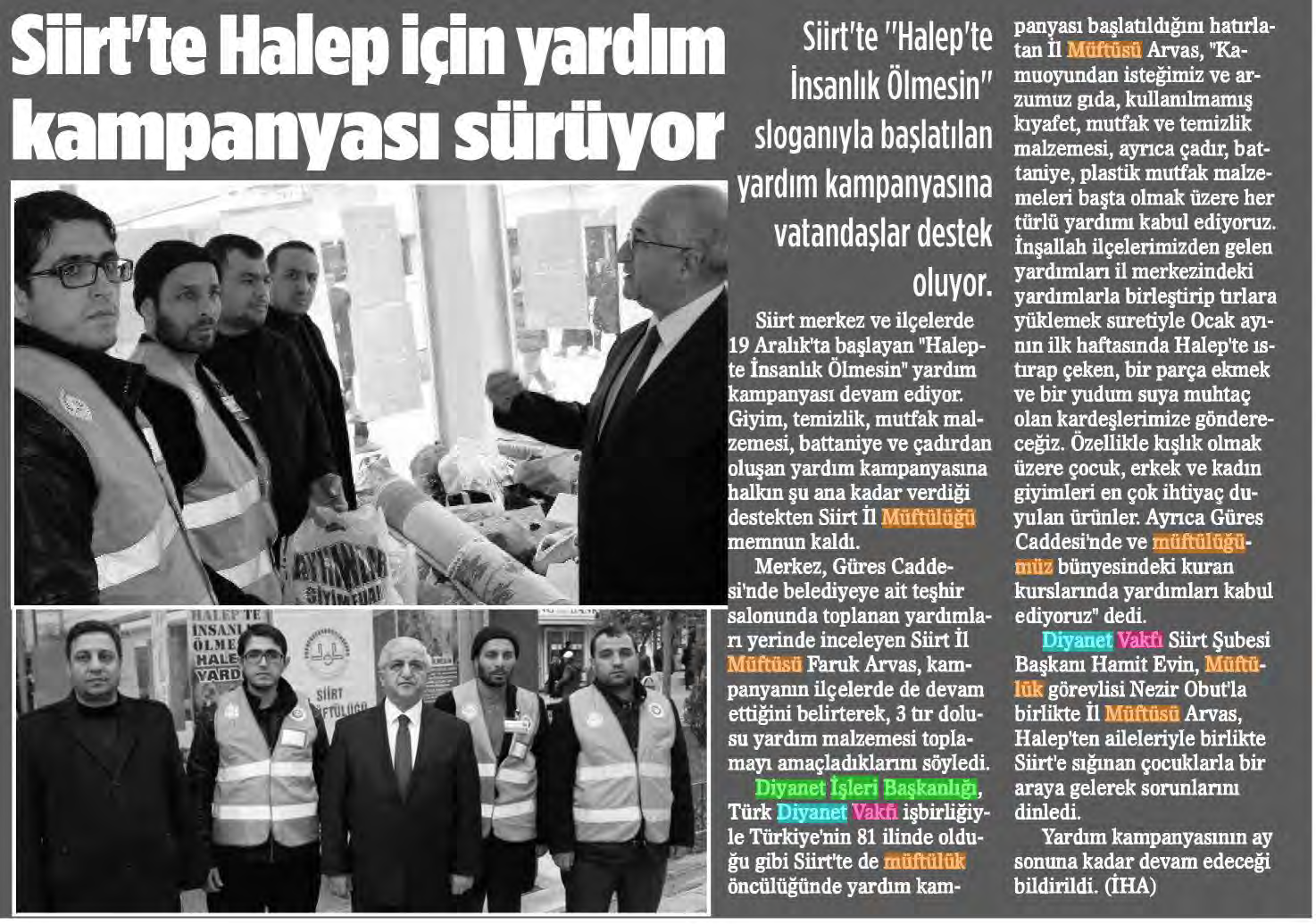 TİGRİS HABER Tarih : 29.12.