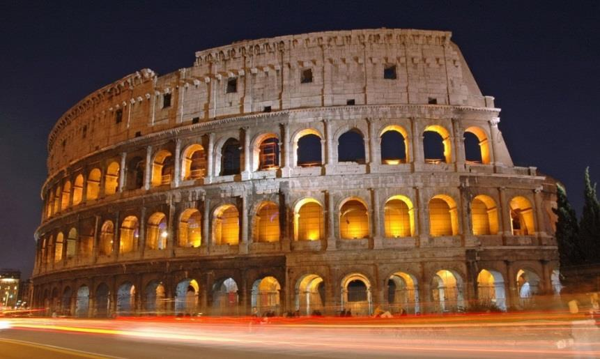 Pantheon, Colleseum gibi antik yapıların doğal hidrolik bağlayıcı olan puzzolanlar ile yapılmış olması beton olarak tanımlanabilecek