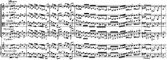 74 Klavsen, Barok dönemde kullanılmış olan en gözde çalgılardan biri olsa da ancak dönemin sonlarında Bach ın konçertoları ile orkestra önünde bir solo çalgı konumuna gelmiştir.