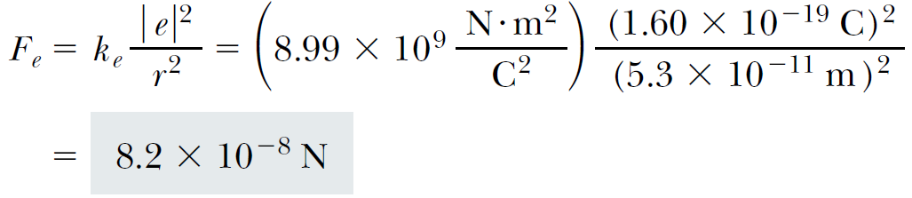 Doğada bilinen en küçük yük birimi, elektron veya protonda bulunan yüktür ve değerleri ise aşağıdaki tabloda sunulmuştur.