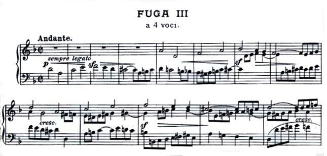 49 Şekil 5.1.2. J.S.Bach; Füg Sanatı, füg no: 2, (dört sesli). Kaynak: J.S.Bach: Die Kunst Der Fuge, Edition Peters, London, 1987, s.6 5.1.3.