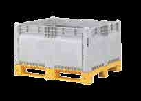 Büyük Hacimli Konteyner/ Big Box Container 71 800 Solid W / Lower Door Altı Kapalı-Yanları Kapalı Solid Base/Solid Walls Dış / External : 1200x800x740 (h) mm İç / Internal : 1120x720x600 (h) mm