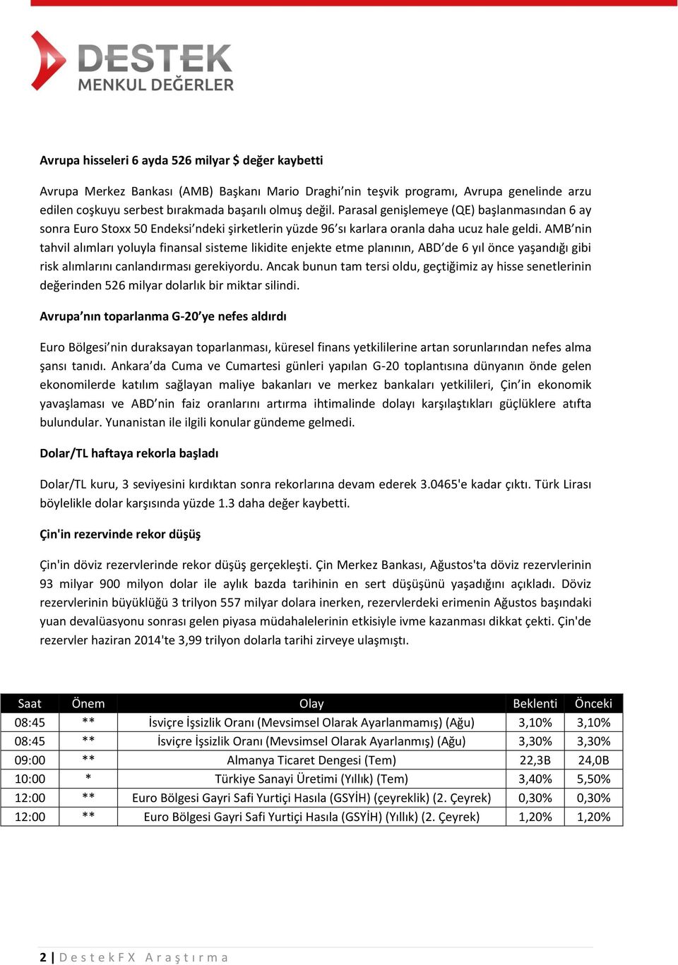 AMB nin tahvil alımları yoluyla finansal sisteme likidite enjekte etme planının, ABD de 6 yıl önce yaşandığı gibi risk alımlarını canlandırması gerekiyordu.