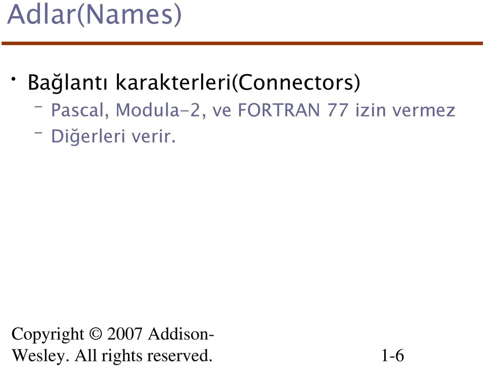 Modula-2, ve FORTRAN 77 izin
