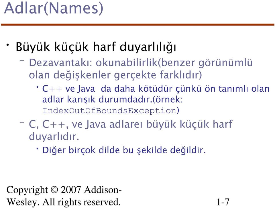 adlar karışık durumdadır.