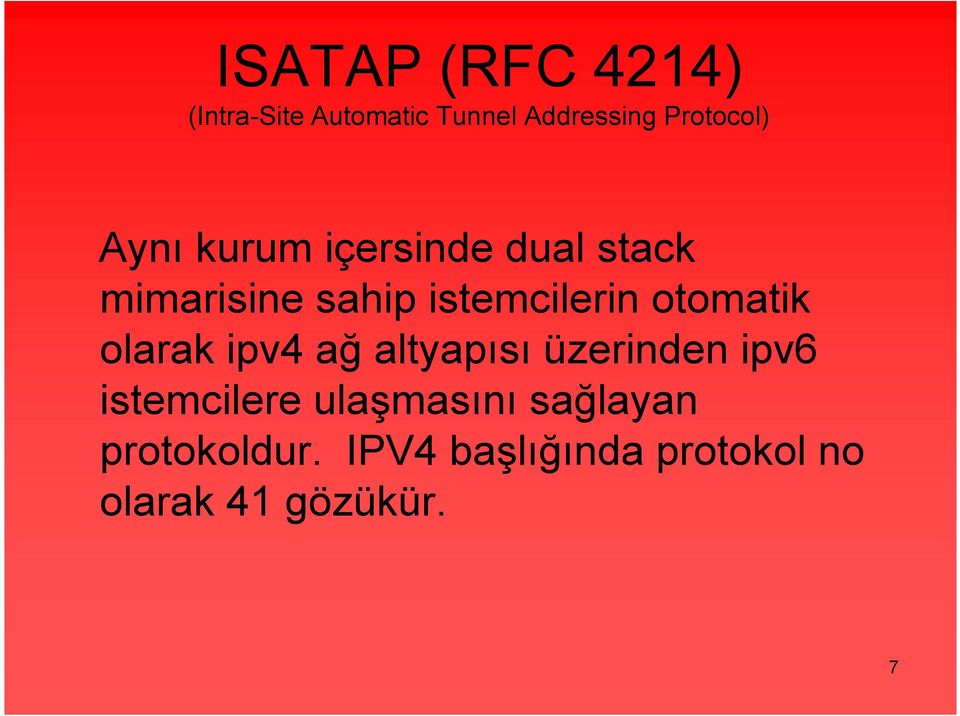 otomatik olarak ipv4 ağ altyapısı üzerinden ipv6 istemcilere