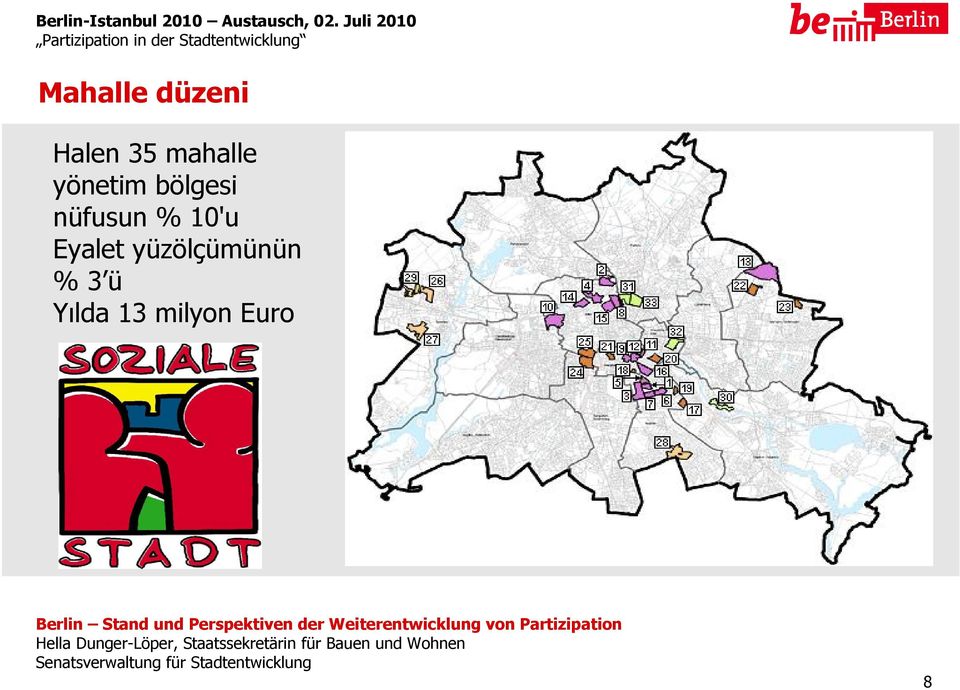 nüfusun % 10'u Eyalet