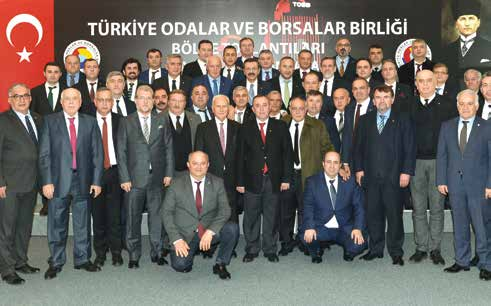 2.2.Poli ka ve Temsil Marmara ve Trakya Bölge Toplan sı TOBB da yapıldı ARA 22 TOBB Başkanı M.