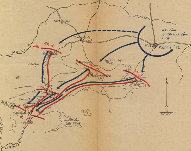 12/15 Temmuz 1916’da Rusların Muş Cephesinde Taarruzları ile ilgili görsel sonucu