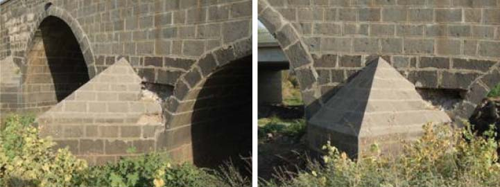 Tarihi Diyarbakır Köprülerinin Mimari, Hidrolojik ve Jeolojik Açıdan Değerlendirilmesi yapıldığı öğrenilmiştir (İlter, 1978). Başka bir kaynakta, Diyarbakır Silvan yolunun 21.