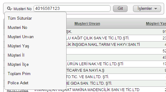 Hasar Listeleri I. İhbar Edilen Hasar Listesi II. Ödenen Hasar Listesi III. Muallak Hasar Listesi Bu listeleri bilgisayarınıza indirip, ihtiyaçlarınız doğrultusunda kullanabilirsiniz. 6.