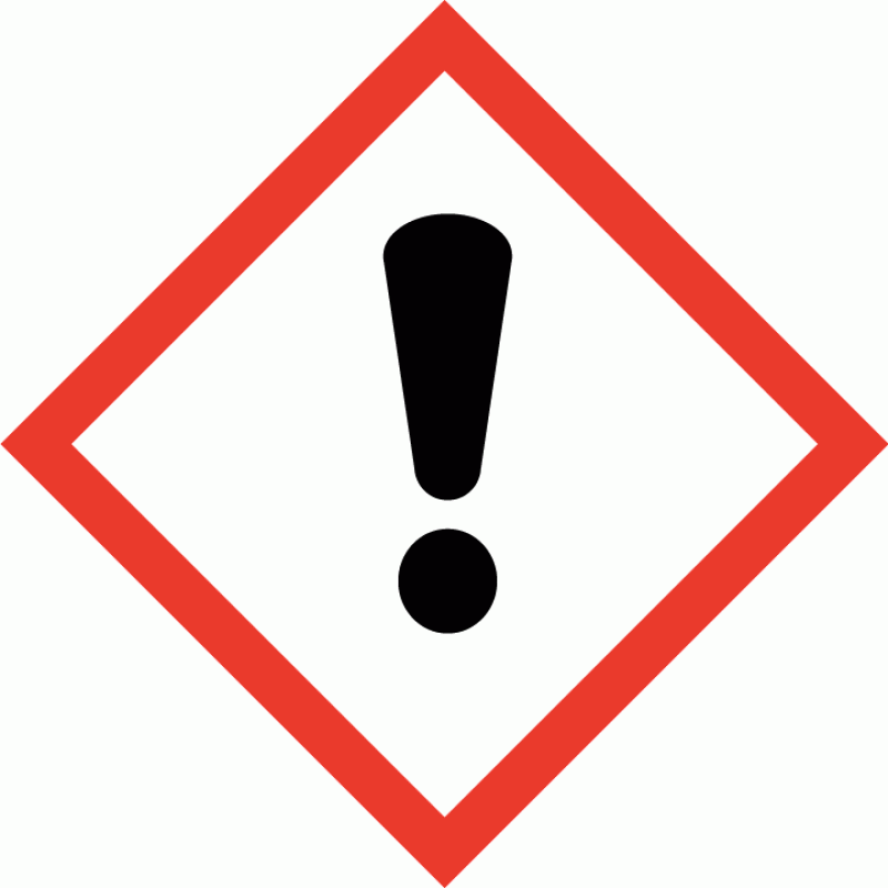 Zararlılık işareti Uyarı kelimesi Zararlılık İfadeleri Önlem ifadeleri İçerikler Dikkat H317 Alerjik cilt reaksiyonlarına yol açar. H412 Sucul ortamda uzun süre kalıcı, zararlı etki.
