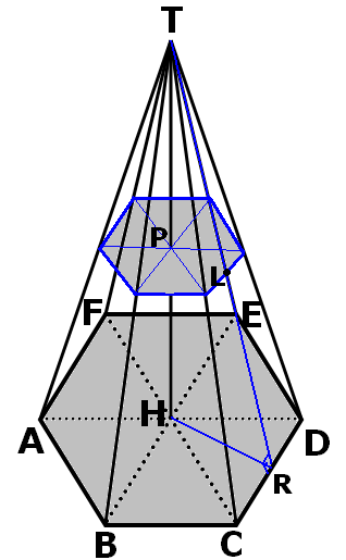 V1 TA.. 10.10.15 100.5500 ÖRNEK: Alttki üçgen pirmit tbnın prlel bir düzlemle üksekliğinin tm ort noktsındn kesilior. Alttki kesit pirmidin mi 40 m ise, Tüm pirmidin mi kç m tür? x 10 6 15 15.
