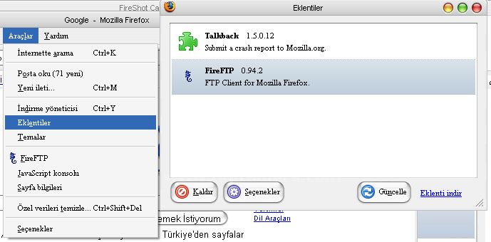 Firefox Eklentisi FireShot FireShot ile resim keserek ve anlatım yapabiliriz.