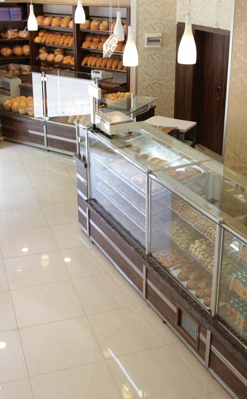 08 pastane ve unlu mamul reyonlar / pastry and bakery display showcase Her mekana