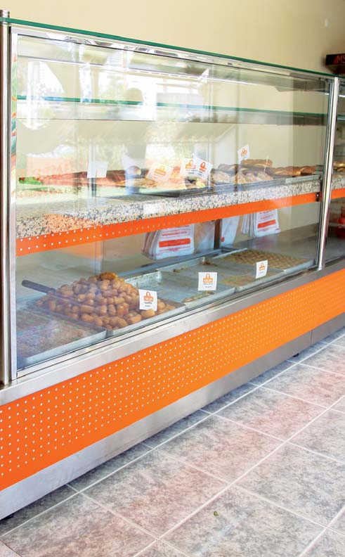 21 pastane ve unlu mamul reyonlar / pastry and bakery display showcase