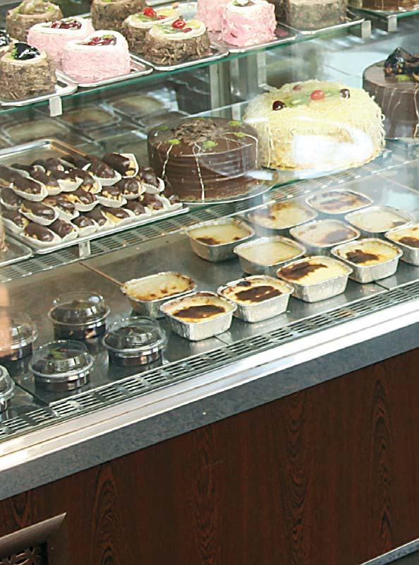 23 pastane ve unlu mamul reyonlar / pastry and bakery display showcase