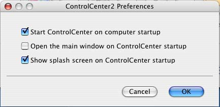 ControlCenter2 AutoLoad özelliğinin kapatılması 10 ControlCenter2'nin Macintosh bilgisayarınızı her açtığınızda çalıştırılmamasını istiyorsanız, aşağıdaki işlemleri gerçekleştirin.