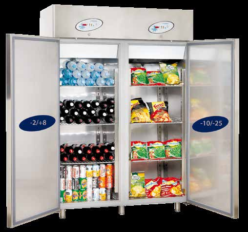 Kombinasyon Soğutmalı Buzdolapları Combination Refrigerators Ölçü Detayları Dimension Details VNL14-H HACCP Dijital standart üretimde