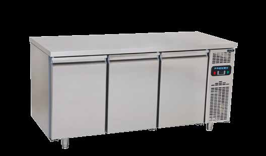 Yatay Buzdolapları - Kısa Counter Type Refrigerators - Short Ölçü Detayları Dimension Details CGN3-SH HACCP Dijital standart üretimde mevcut