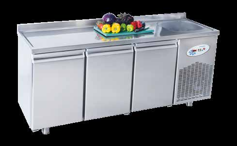 Evyeli Yatay Buzdolapları Counter Type Refrigerators W/Sink Ölçü