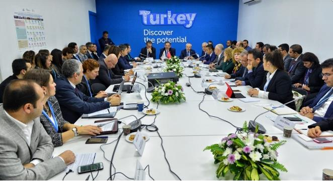 MARAKEŞ KONFERANSINA KATILIMIMIZ Türk Heyetinde; Çevre ve Şehircilik Bakanlığı, Avrupa Birliği Bakanlığı, Bilim, Sanayi ve Teknoloji Bakanlığı, Dışişleri Bakanlığı, Ekonomi Bakanlığı, Enerji ve Tabii