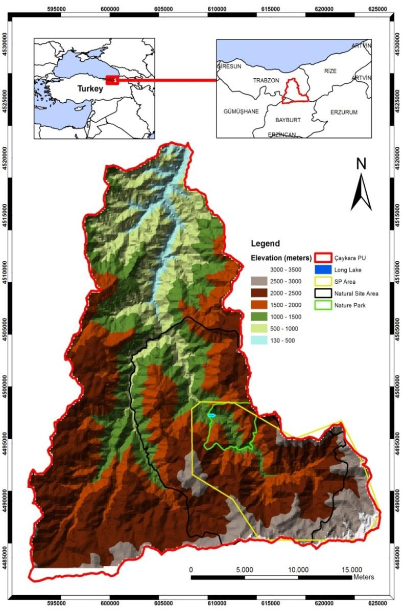 Çaykara Planlama Birimi Arazi Kullanım Sınıfı Ladin Göknar - Sarıçam Kayın Kestane- Kızılağaç-Meşe Karışık Degraded Open areas Açıklama Kapalılığı % 10 un üzerindeki Saf Ladin meşcereleri Kapalılığı