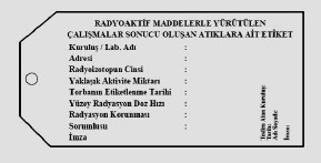 Teslim Alan Kuruluş: Tarih: Görevlinin Adı-Soyadı: İmza: Ek-2 RADYASYON KORUNMASINDA KULLANILAN BİRİMLER SI Eski Dönüşüm Birimi Özel Birim Aktivite Becquerel (Bq) 1 Bq = 1/sn Curie (Ci) 1 Bq = 2.