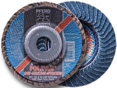 POLIFAN Flap Zımparalar Profesyonel Seri SGP Patentli POLIFAN -STRONG, çelikte taşlama çalışmasında tamamen yeni bir boyut açmaktadır.