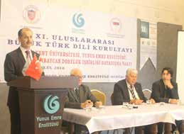 Köprü-Híd 13 Türkçenin dünyada eğitim ve bilim dili olması Bilkent Üniversitesi, Budapeşte Yunus Emre Enstitüsü ve Türkiye Azerbaycan Dostluk İşbirliği ve Dayanışma Vakfı iş birliğinde düzenlenen 11.