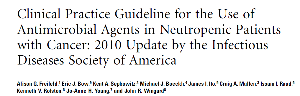 GUIDELINE ARTICLE Clinical Infectious Diseases 2011;52(4):e56 e93 Targeted therapy against multi-resistant bacteria in leukemic and hematopoietic stem cell transplant recipients: guidelines of the 4