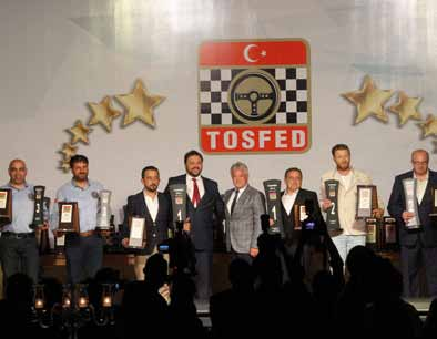 Türkiye Şampiyonaları ile TOSFED kupalarında dereceye giren sporcuların ödüllerine kavuştuğu organizasyon,