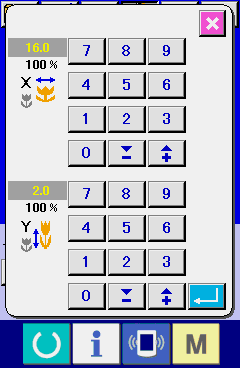 3 Veriyi girin. İstediğiniz değeri on rakam tuşunu kullanarak ve +/- düğmeleriyle E girin. 4 Veriye onay verin. ENTER düğmesine F basılınca veriye onay verilmiş olur.
