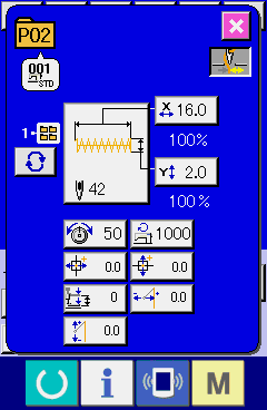 * X yönündeki B Skala oranı ve Y yönündeki C skala oranı, bellek düğmesini seçerek gerçek boyutta değer girişiyle değiştirilebilir.