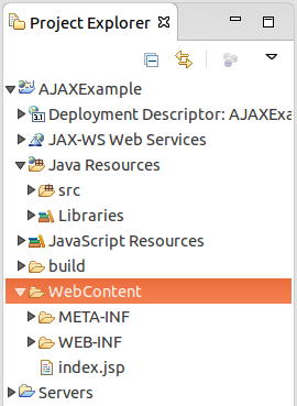 WebContent'in üzerine gelip sağ tıklayıp; New > JSP File'ı seçelim. Açılan pencereden sayfamıza bir isim verelim ve Finish'i tıklayalım.